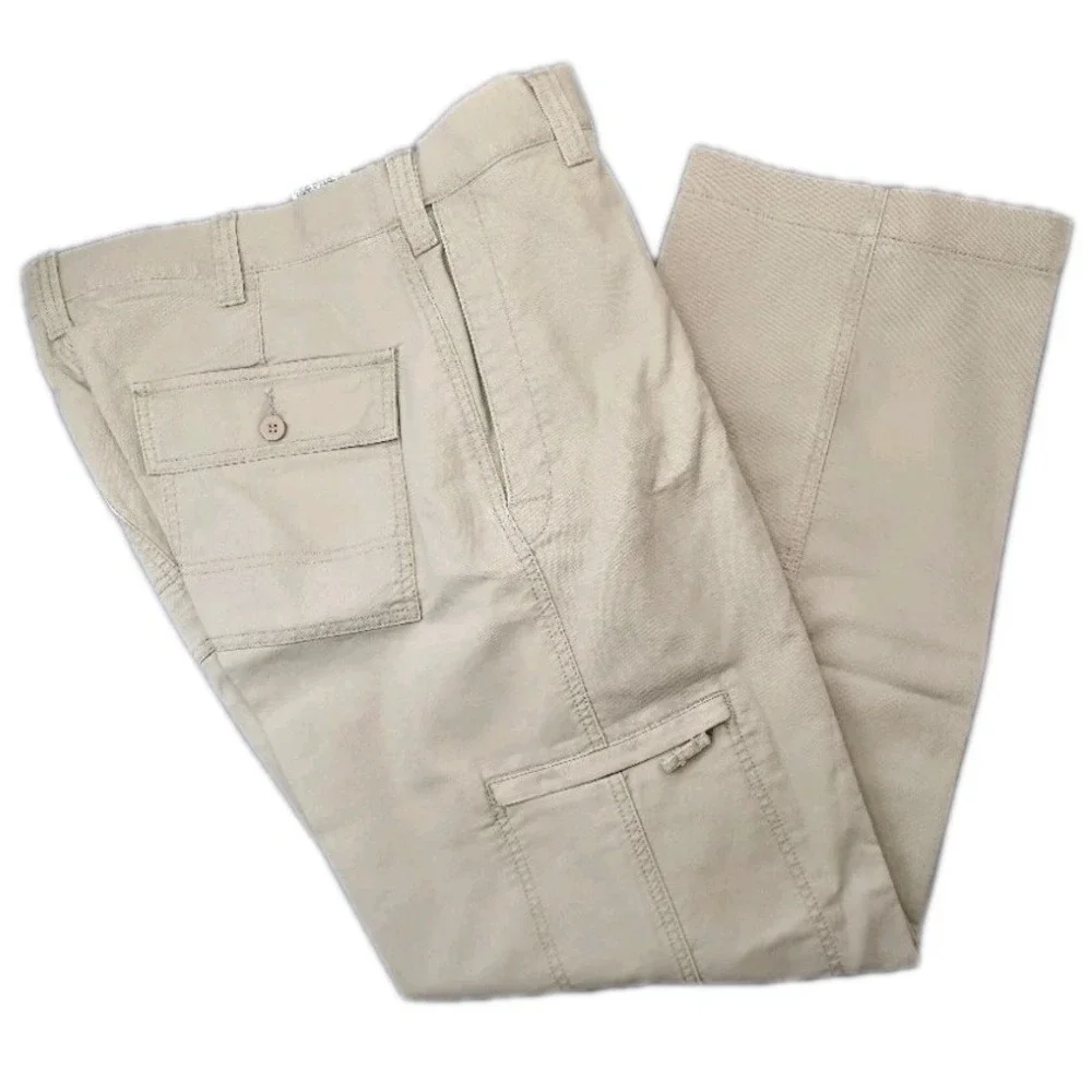 Dockers D3 Cargo Pants Mens 34x30 Classic Fit Khaki Utility Casual Dadcore